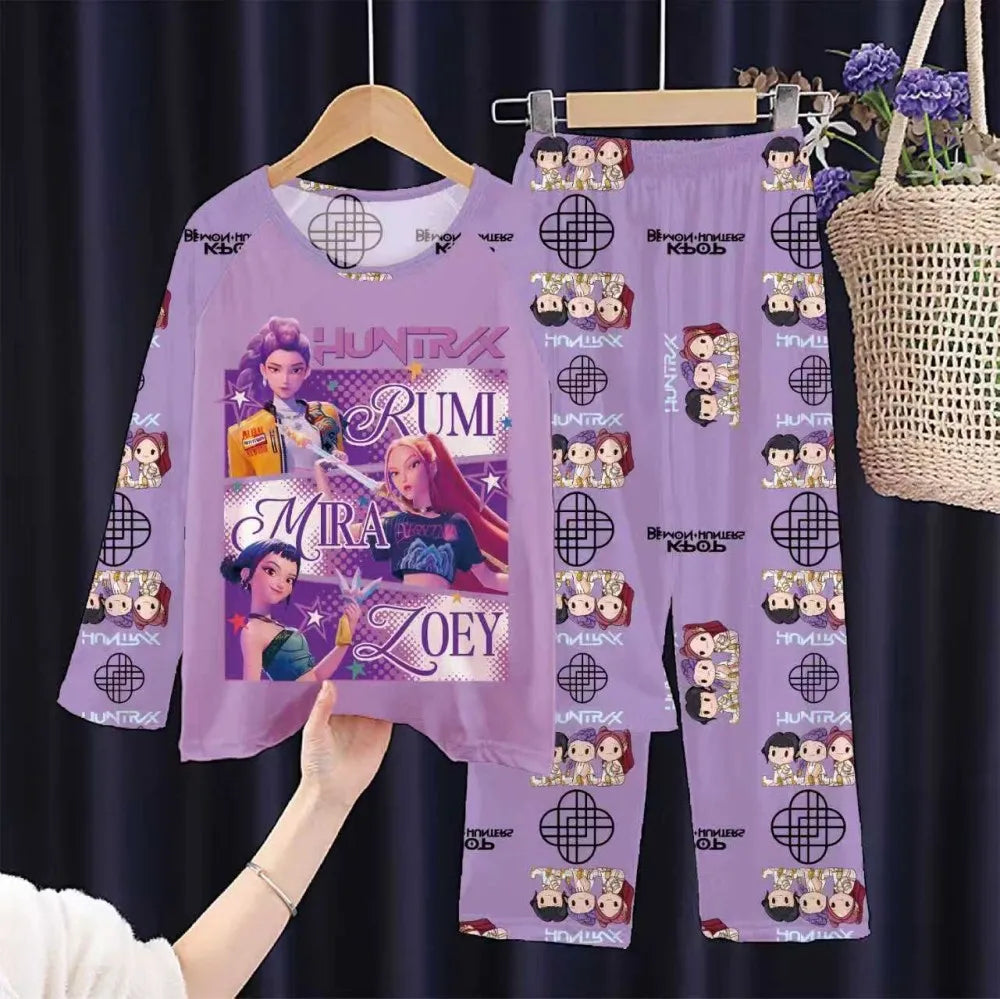 Pajamas Kpop Long Sleeve Sleepwear Pyjamas