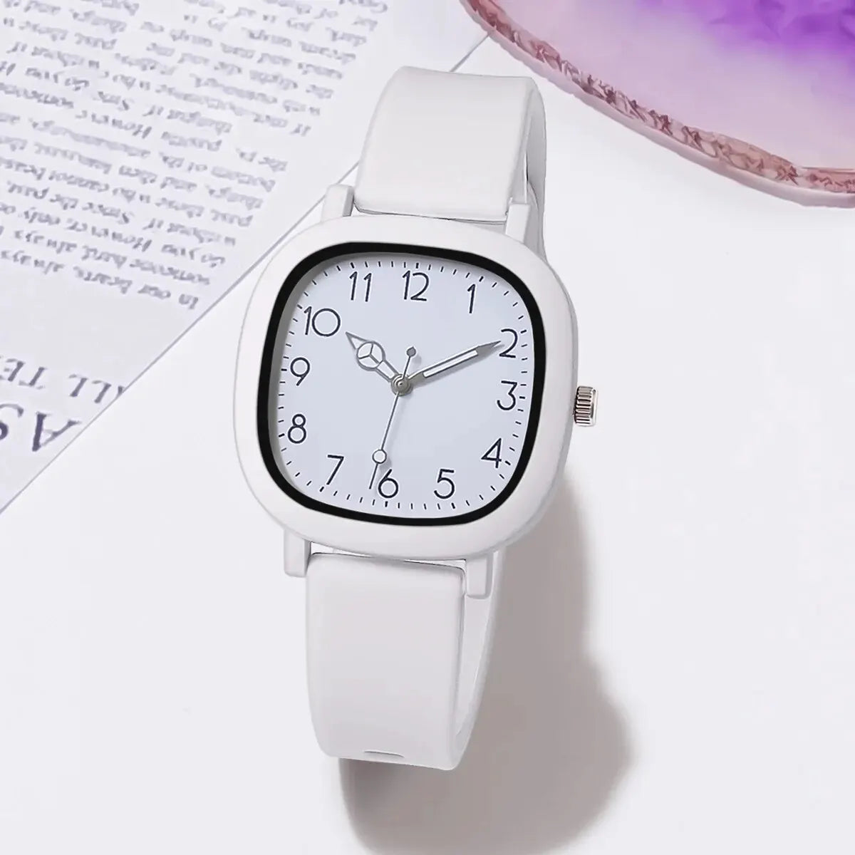 Quartz Simplicity Causal Silicone Strap Quartz Watch