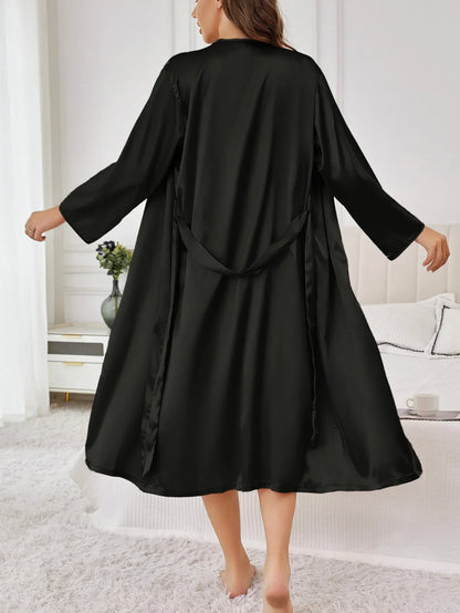 Long Sleeve Soft Casual Robe Lingerie