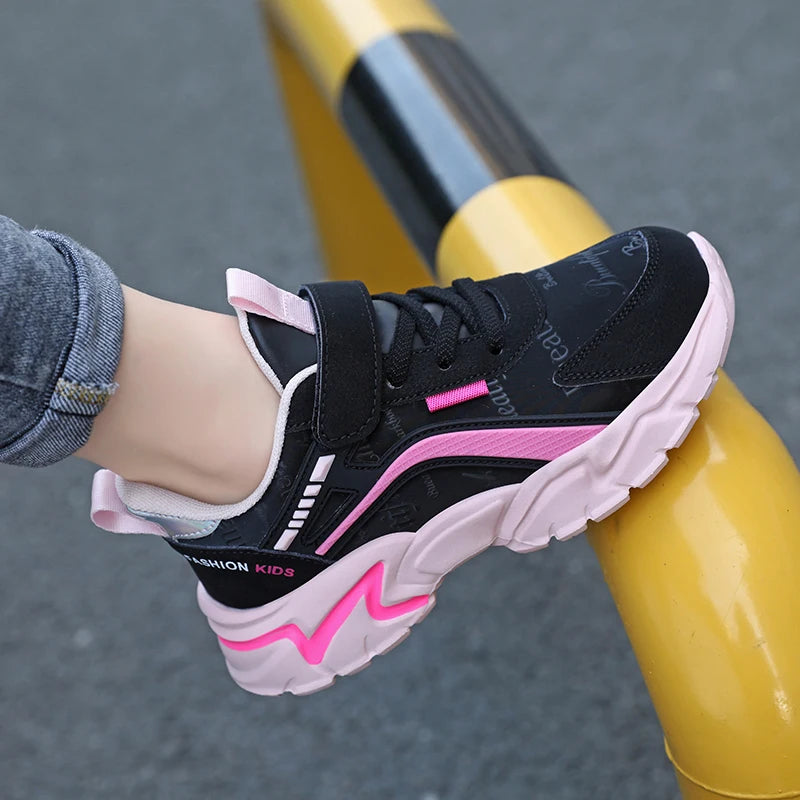 Leather Lightweight Running Sports Sneakers