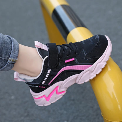 Leather Lightweight Running Sports Sneakers