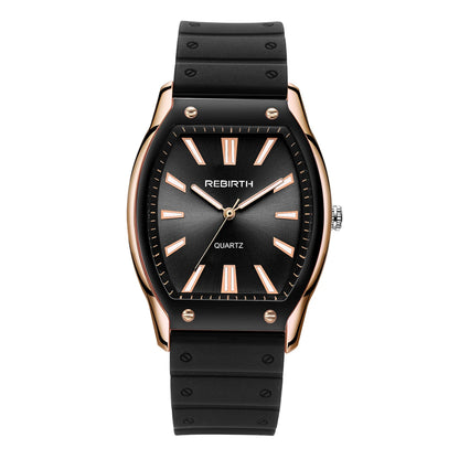 Casual Silicone Strap Quartz Watch