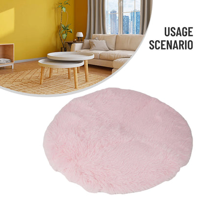 1pc home Rugs Large Shaggy Rug Round Mat