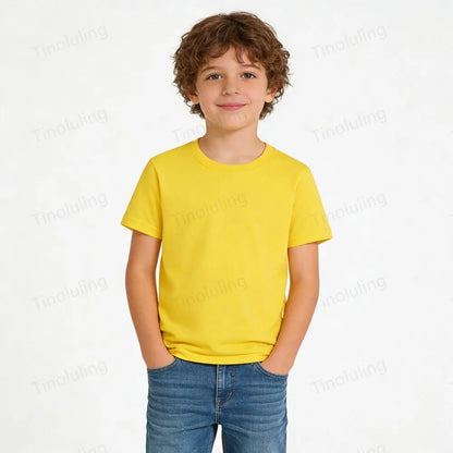 100% Cotton Toddler Baby 1 2 3 4 5 6 7 8 9 10 11 12 13 14 Years  T Shirt