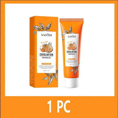 Gel exfoliante facial de naranja
