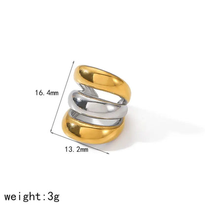 DANA 18K Gold Color Stainless Steel Earring