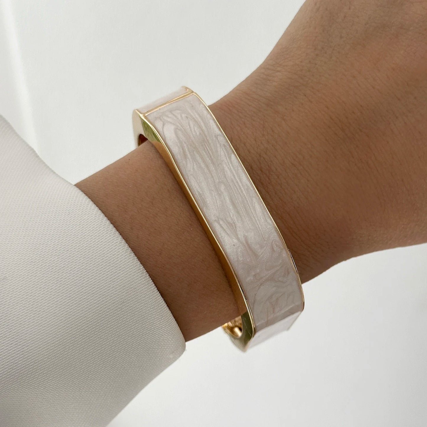 Dripping Oil Bangles Exaggerated Geometric Bracelets