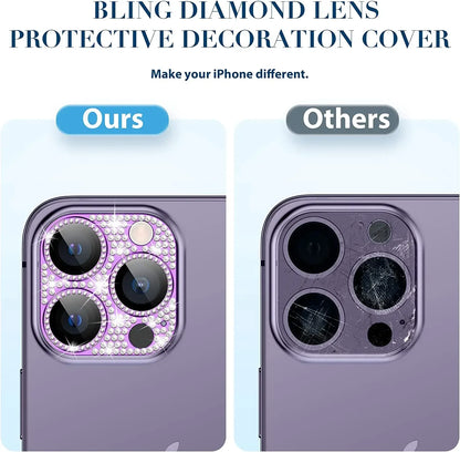 Diamond Camera Lens Protector Metal Lens Protection For IPhone