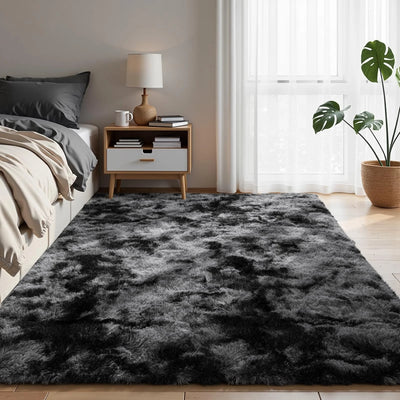 Minimalist Style Living Room Carpet Fluffy