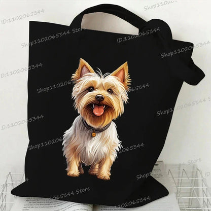 Animal Dog Series Canvas Tote Bag