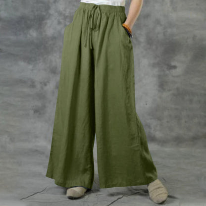 Wide Leg Korean Trousers
