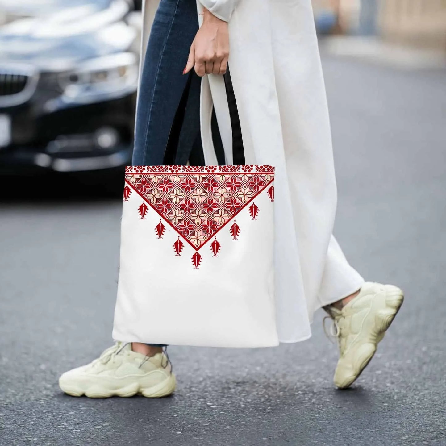 Polyester Keffiyeh Scarf Tote Bag