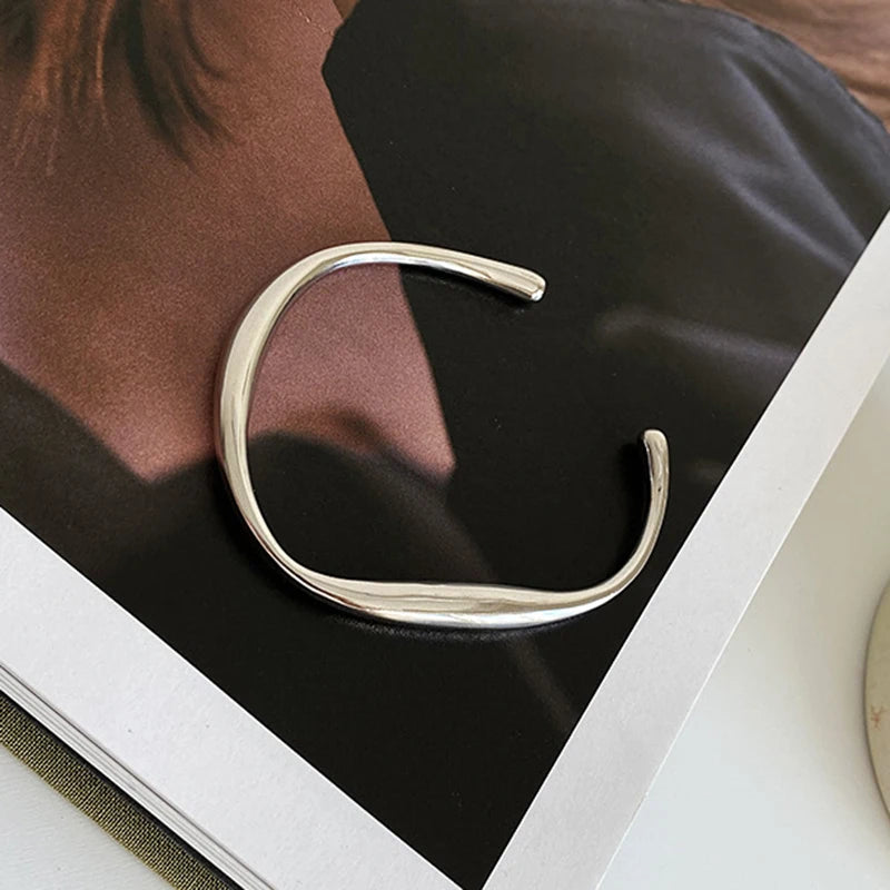925 Sterling Silver Bangle Bracelet Set