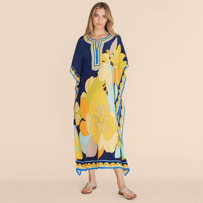 Kaftan Dress Over Size Beach Dress Cover Up