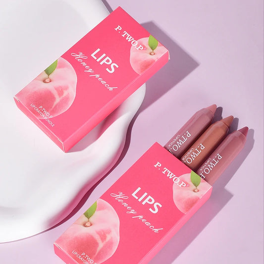 3 Pcs Different Colors Sexy Long Lasting Waterproof Matte Lipstick Set