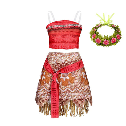 Cartoon Costume Cosplay Moana Halloween
