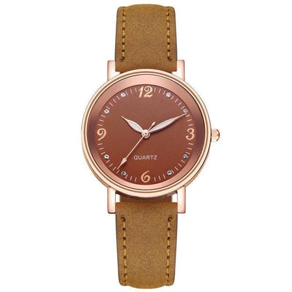 DANA Leather Quartz Bracelet Watch