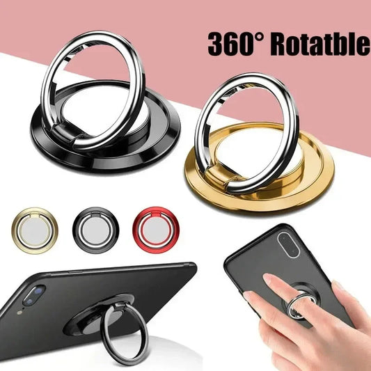 Mini Finger Ring Holder Stand Grip 360 Rotating Bracket