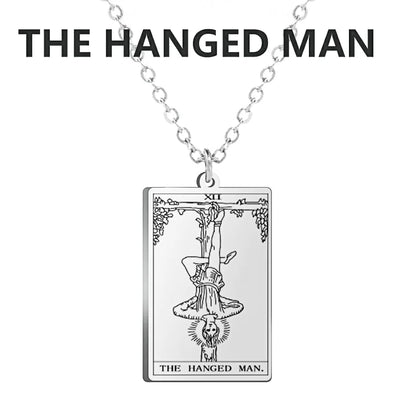 Stainless steel Classic Tarot Pendant Necklace
