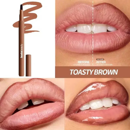 Velvet Brown Lip Liner Pencil Nude Matte Waterproof Non-stick Cup Cherry