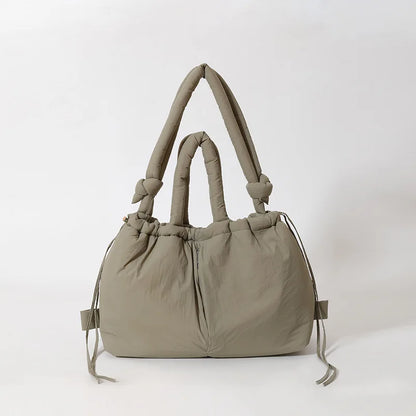 Down Padded Jacket Single Shoulder Tote Bag