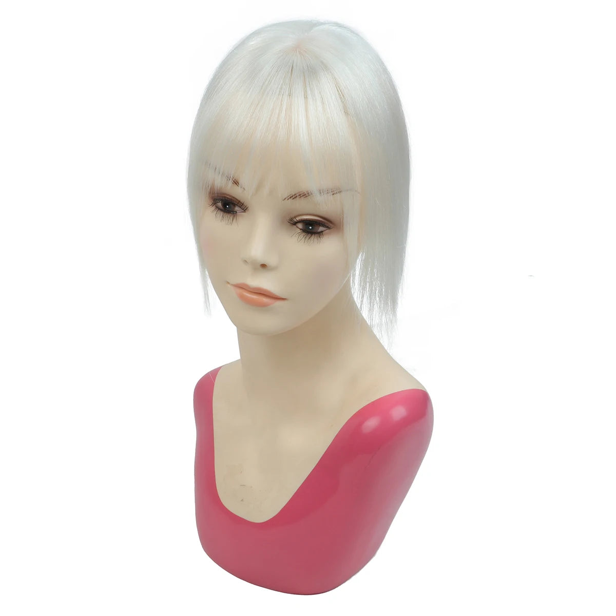 Real Human Hair Toppers Bangs 3D Hair Pieces with Thinning Hair Bangs