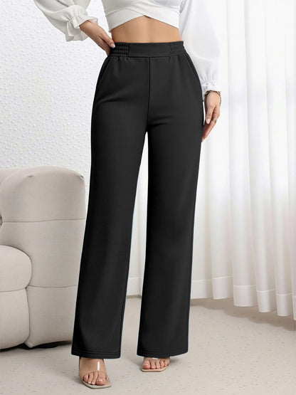 Streetwear High Waist Wide Leg Pants