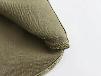 Faldas largas informales de satén de talle alto