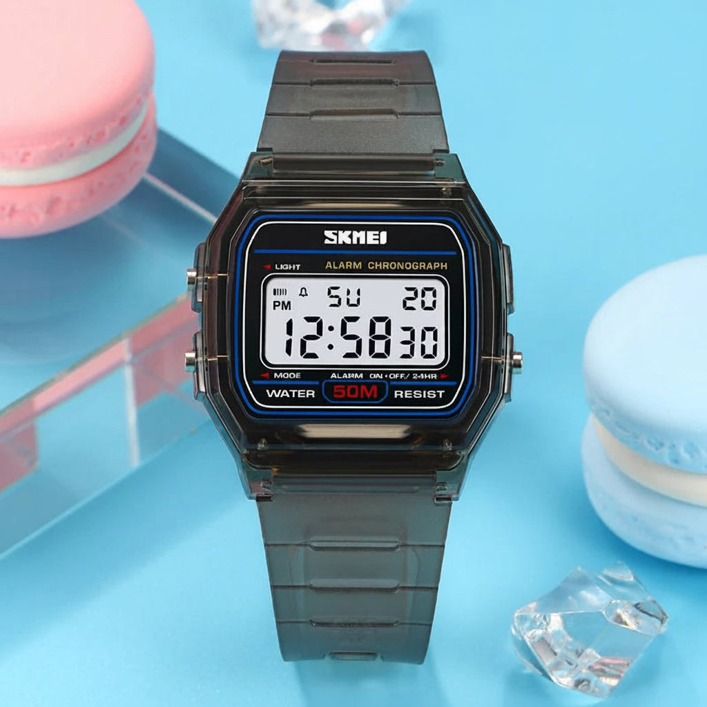 Electronic Waterproof Sport Calendar Date Wristwatch