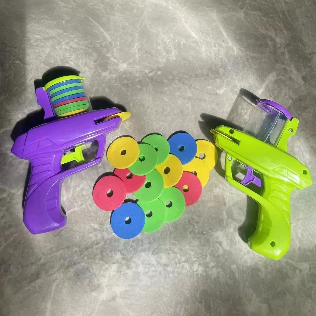 Foam Disc Launcher Flying Disc Handheld Shooter