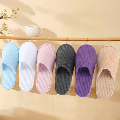 Non-slip Travel Hotel Indoor Guest High Quality Disposable Slippers