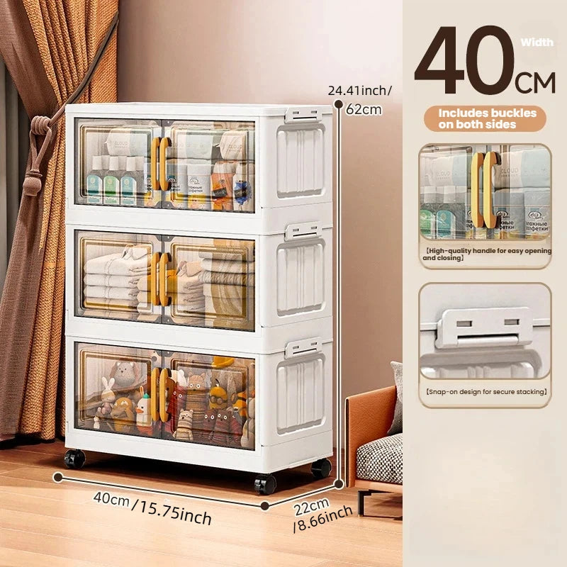 Double-door living room storage cabinet