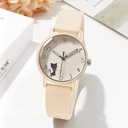 Casual Quartz Silicone Strap Watches