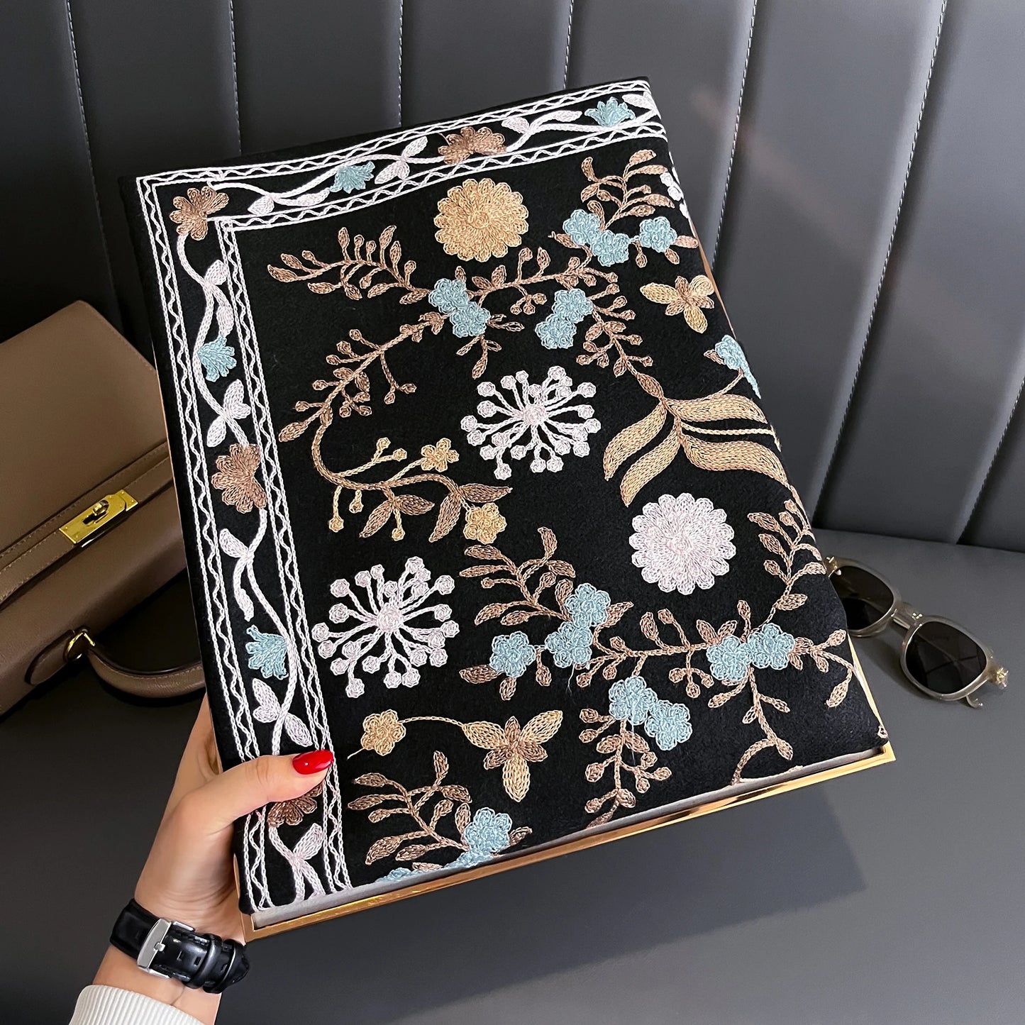 وشاح الكشمير الدافئ