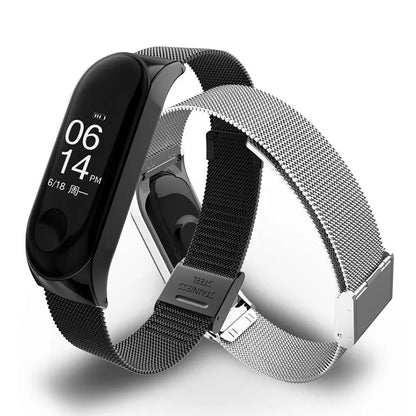 Strap for Xiaomi Mi Band 6 5 4 3 Metal Milanese Bracelet