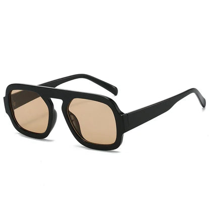 Retro Square Gradient UV400 Punk Sun Glasses