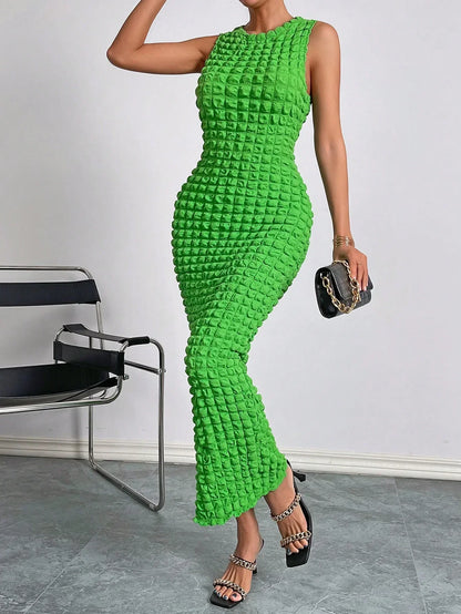 Elegant sleeveless long dress