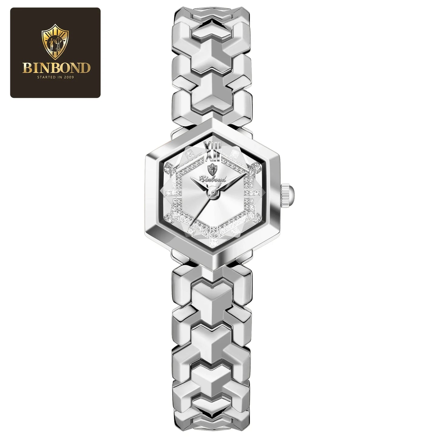 Rhombus Waterproof Luminous Diamond Watch