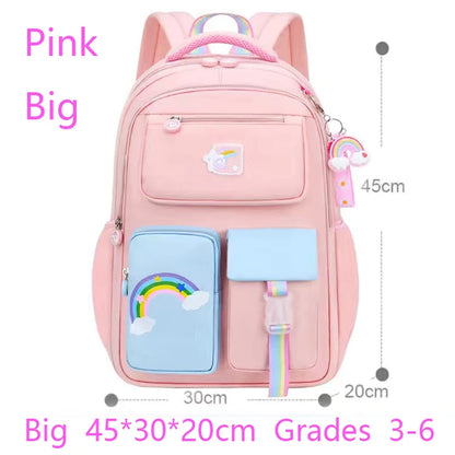 High Class Backpack Macaron Large Capacity School Bag