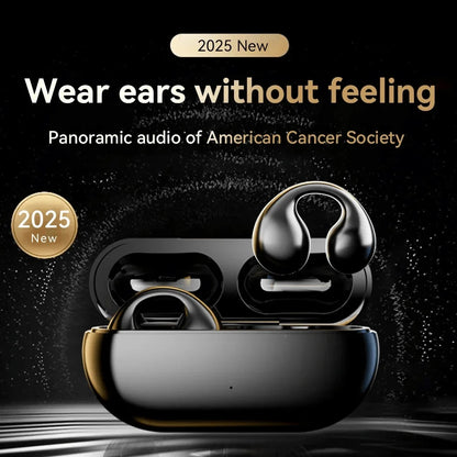 Wireless Bluetooth Earclip Earphone Painless Headset