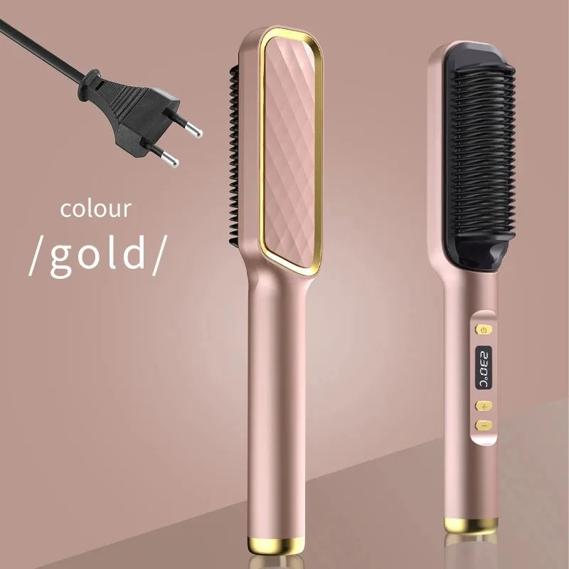 Electric Hot Comb Straight Hair Straightener