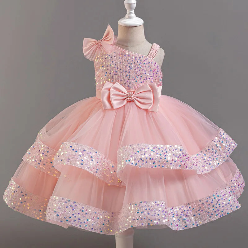 Flower Sequins Short Sleeveless Costume Cosplay
