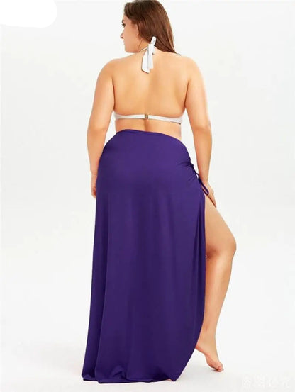 5XL Halter Sexy Suspenders Cross Sleeveless Skirt