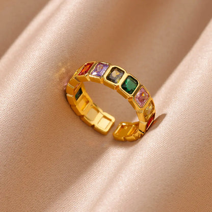 DANA Colorful Zircon Rings