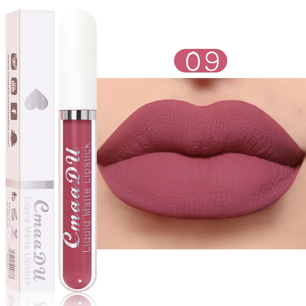 1 Pcs Matte Lip Gloss Liquid Lipstick Waterproof