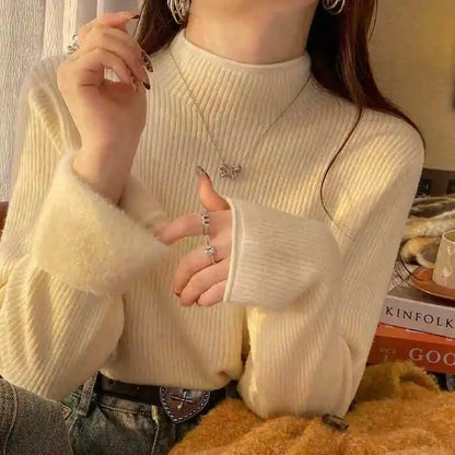 Velvet Thickened Warm Inner Velvet Pullover