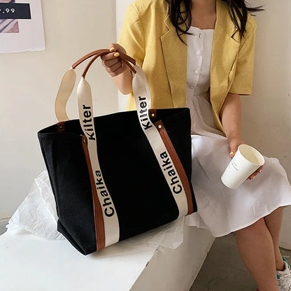 Canvas Shoulder Strap Bag