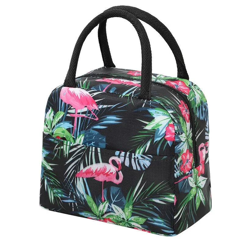 Cartoon Portable Insulated Thermal Heat Bento Bag Lunch Box