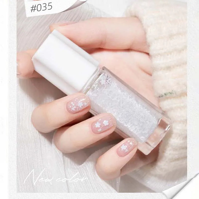 Colorful Water-Base Nail Polish 40 Colors Air Dry Peel Off Nail Art