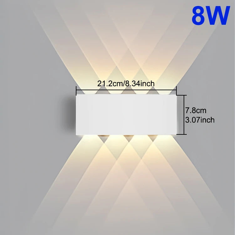 LED Wall Lamp Indoor Up and Down Interior Wall Light